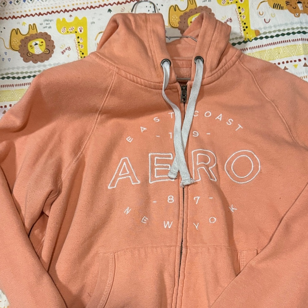 Aeropostale Peach Hoodie Jacket